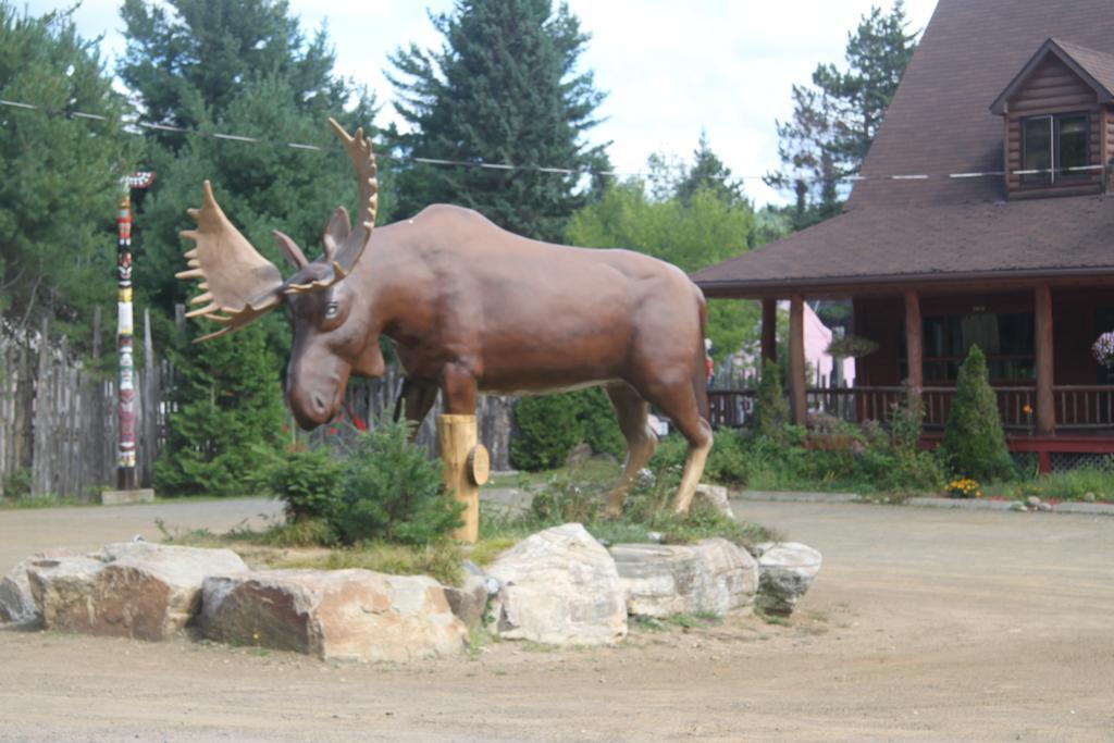 L'Auberge Refuge Du Trappeur Saint-Mathieu-du-Parc Eksteriør billede