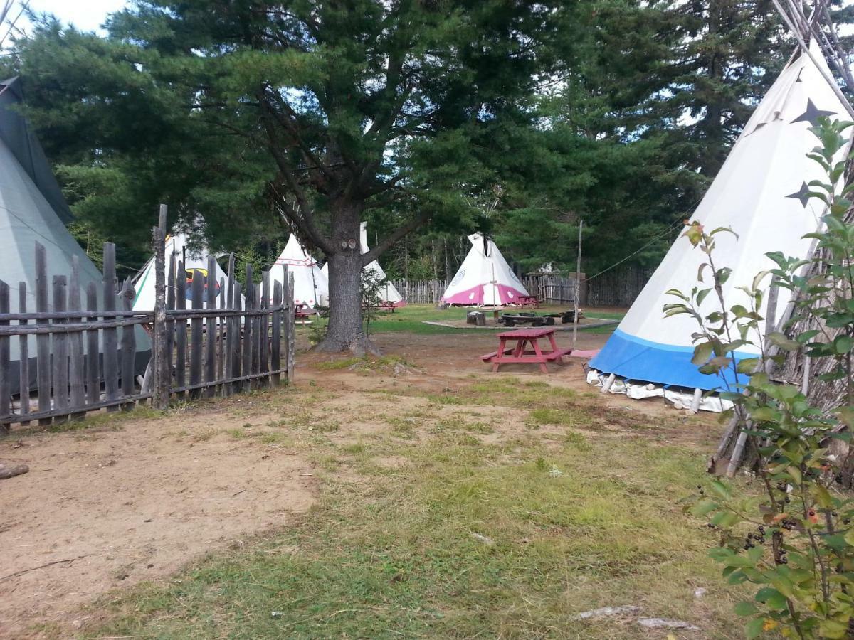 L'Auberge Refuge Du Trappeur Saint-Mathieu-du-Parc Eksteriør billede